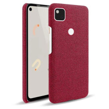 Google Pixel 4a 5G textile case red black