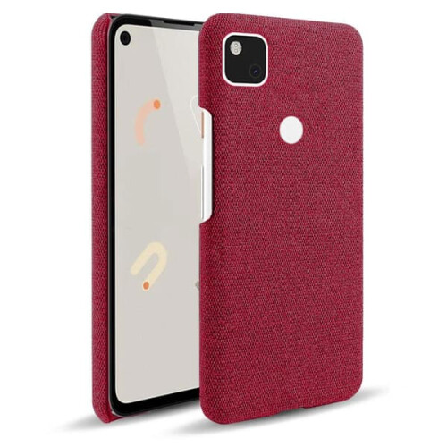 Google Pixel 4a 5G textile case red black