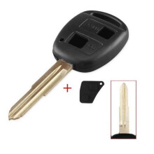 Toyota car key TOY41 with keypad and left blade black