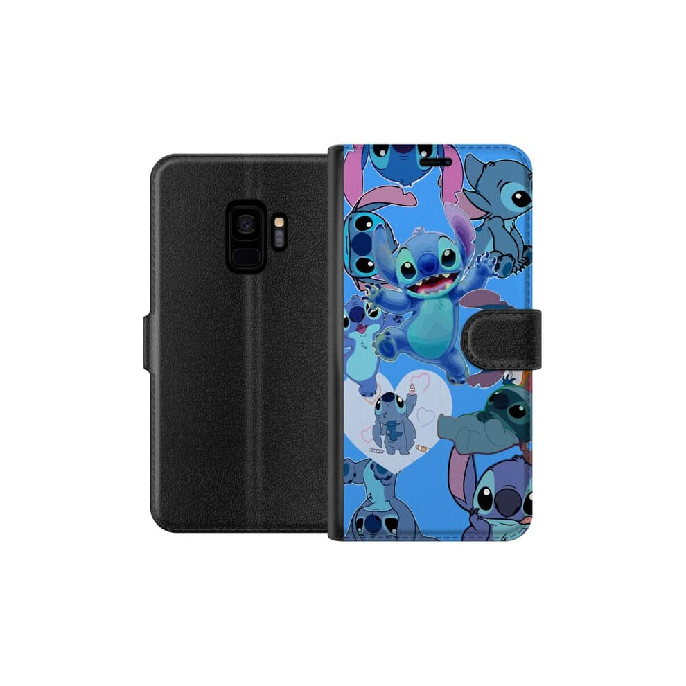 Samsung Galaxy S9 Wallet Case With Stitch Pattern 940684222667