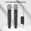Wireless Microphones with LED Display 2-Pack Black 2