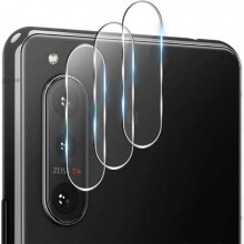 2-PHACÁISTE comhoiriúnach le Cosantóir Ceamara Sony Xperia5II Trédhearcach