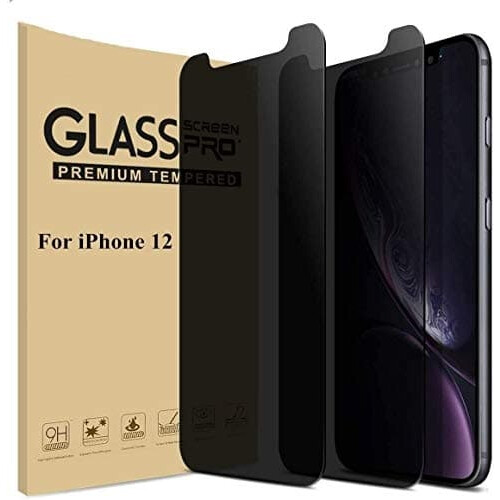 2 stuks privacy screenprotectors, compatibel met iPhone 12 Pro Max