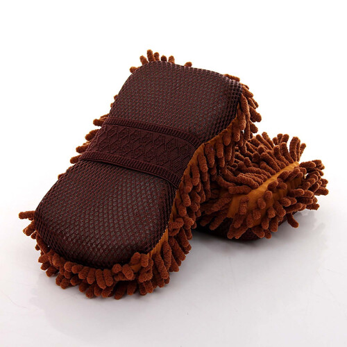 Mikrofiber bilvaskesvamp ridsefri tosidet