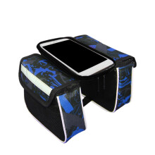 Bike Saddle Bag Front Frame Pannier Pouch for Adult Bikes