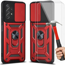 PROSHOP Protective Case for Samsung A32 4G Red Army
