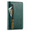 Portefeuille DG.MING avec protection RFID et compartiment pour billets, vert 1