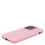 Capa de silicone rosa para celular, compatível com iPhone 15 Pro. 3