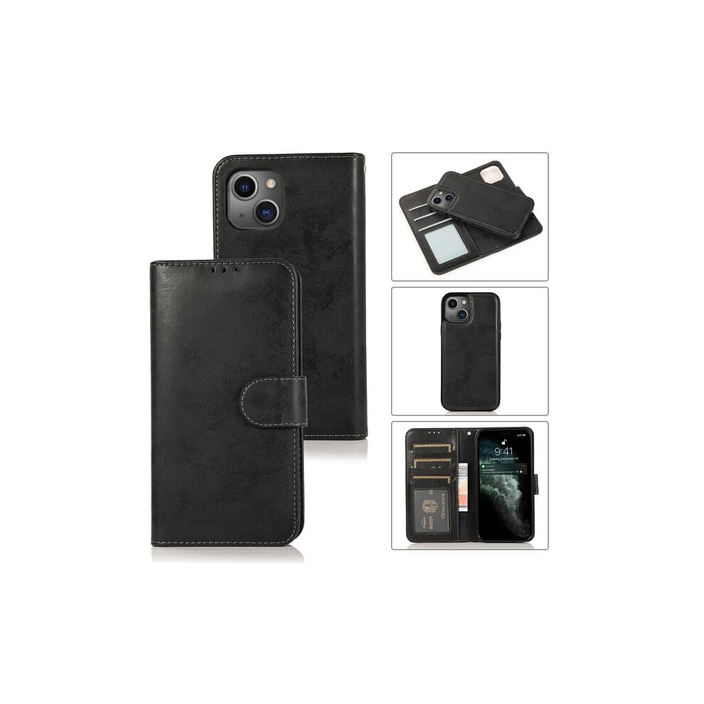 Iphone 13 Pro Max Magnetic Wallet Case Black 940684232208