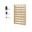 Thread rack wooden wall-mounted with 48 hooks 3