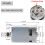 DC Motor 12V-25V Micro Electric Motor with High-Torque 6