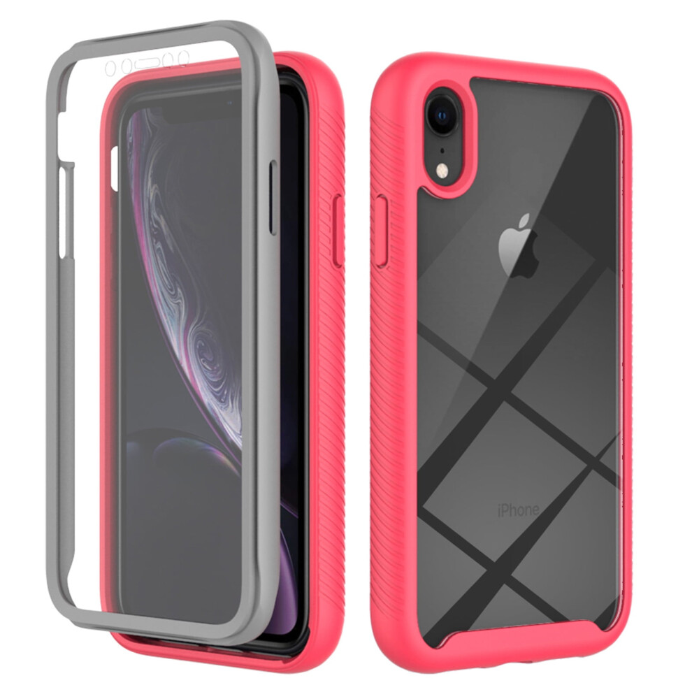 Feishell Iphone Xr Case Clear Rugged Dual-Layer Pink 900223103079