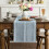 Linen Table Runner Light Blue 13 x 36 Inch 1