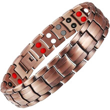 Magnetic copper bracelet for men 99.99% pure 8.6 inches