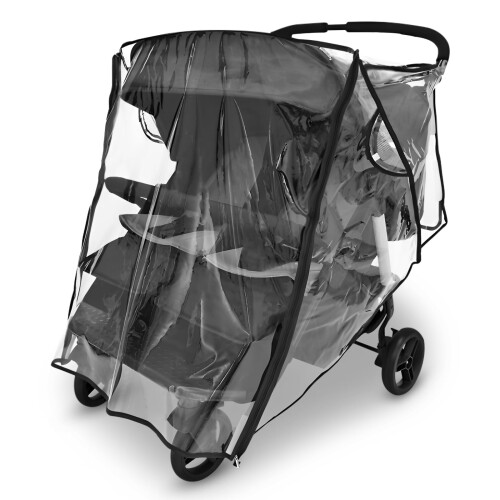 Kinderwagenabdeckung wasserdicht transparent universell 1 Stück