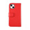 RV Wallet Case Genuine Leather for iPhone 13 Mini Red 1
