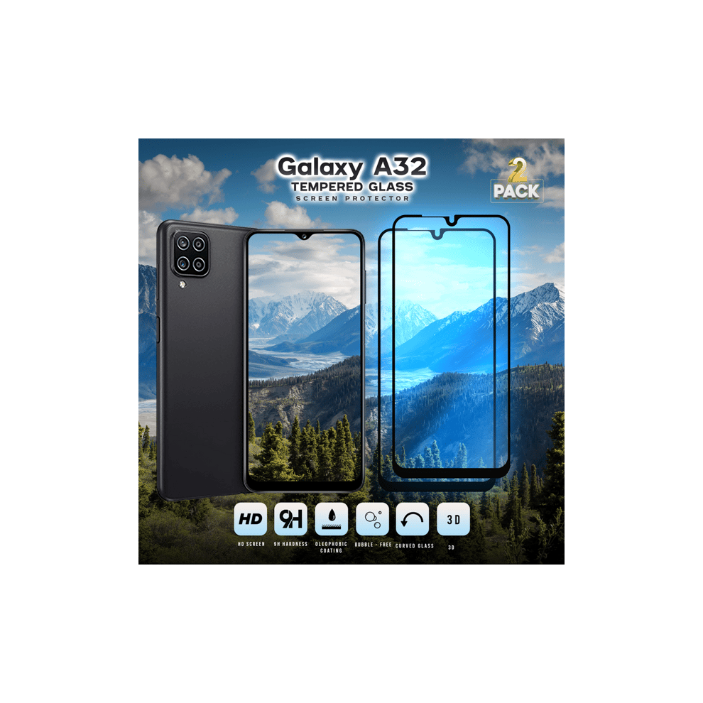 Tempered Glass For Samsung Galaxy A32 5G 9H 2-Pack 940684224227