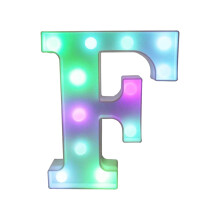 Farebné svetielka s písmenami Marquee LSLJS8,9", LED vianočné dekorácie s diaľkovým ovládaním, žiariaca lampa s abecedou na batérie/USB na