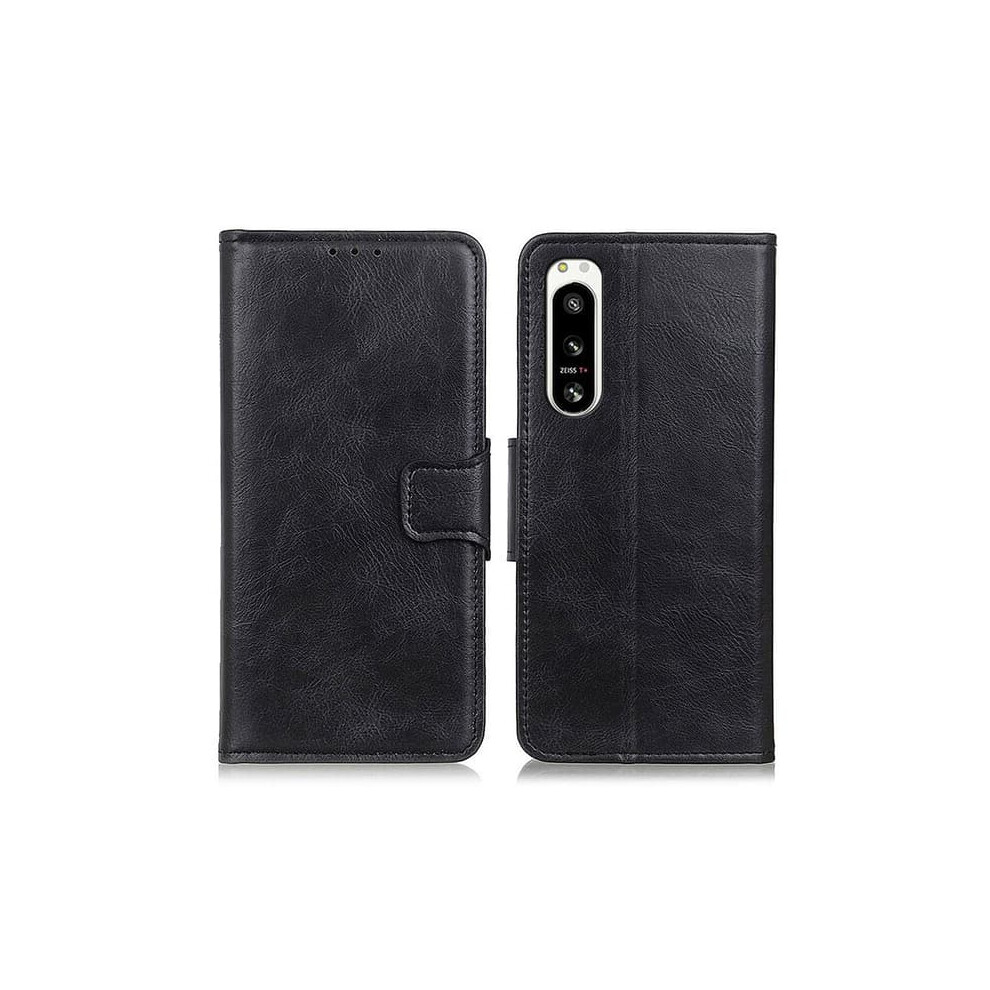 Sony Xperia 5 Iv Wallet Case Crazy Horse Black 940684224135