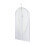 Saco para roupas BVXEEP transparente com zíper completo. 1