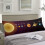 Capa de almofada de corpo com estampa do Sistema Solar, 50x137 cm (20x54 polegadas) 1
