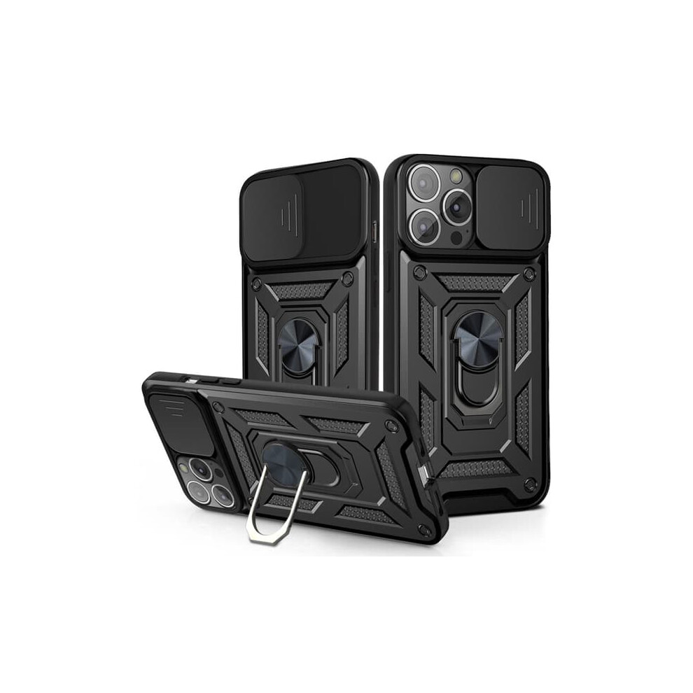 Iphone 13 Hybrid Ring Cover Camshield Black 940684238583