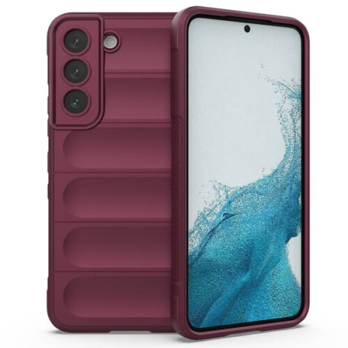 Soft Grip Samsung Galaxy S22 case red