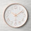 White Radio-Controlled Wall Clock with Automatic Time 2