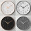 White Radio-Controlled Wall Clock with Automatic Time 3