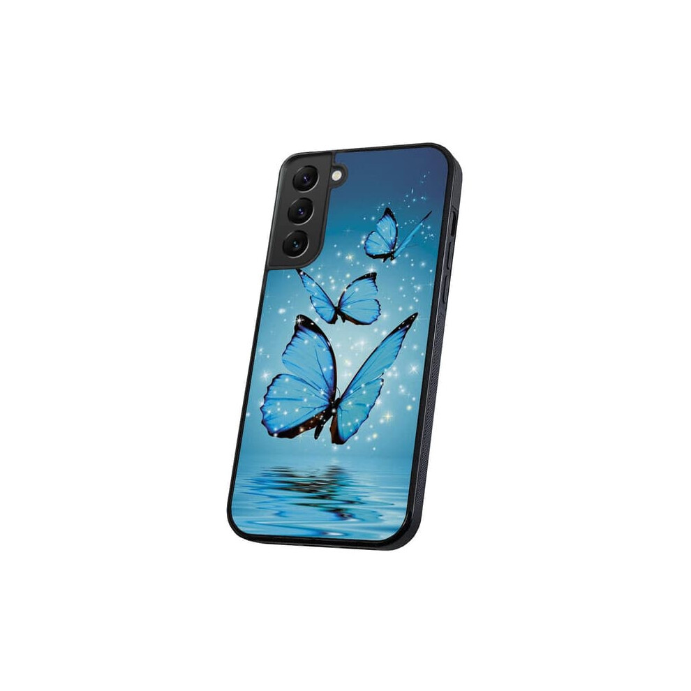 Samsung Galaxy S22 Case Glitter Butterfly Multicolor 940684243679