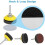 Sanding Discs with Velcro 50 mm 200 pcs Foam Buffer 5