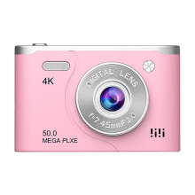 Rózsaszín digitális fényképezőgép1080P HD, 48MP, 8x zoom, CCD