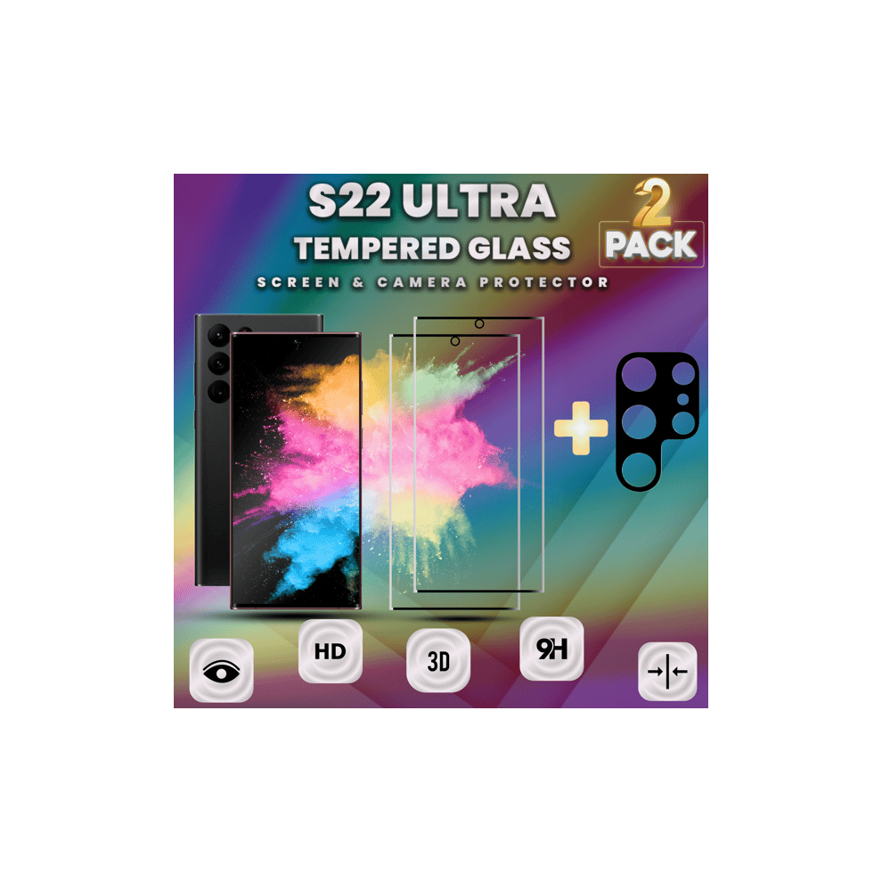 Screen Protector And Lens Protector For Samsung S22 Ultra 940684244782