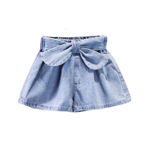 Blå jeansshorts för flickor, 8 år