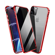 Metal iPhone 13 Pro Max Privacy Case Red