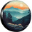 Mountain Graphic Reserveradabdeckung, wetterfest, 14 Zoll 1
