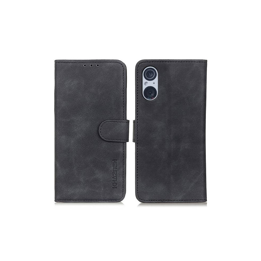 Skalo Sony Xperia 5 V Pu Leather Wallet Case Black 940684225569