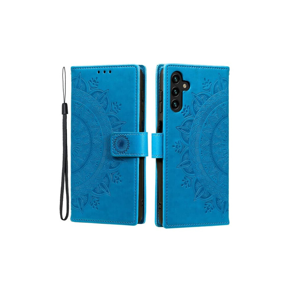 Skalo Mandala Wallet Case For Samsung A04s 4G Blue 940684225651