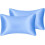 Queen Satin Silk Pillowcases Cooling Soft Breathable 1