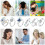 Anxiety Rings Set Adjustable Fidget Rings 6 pcs 5