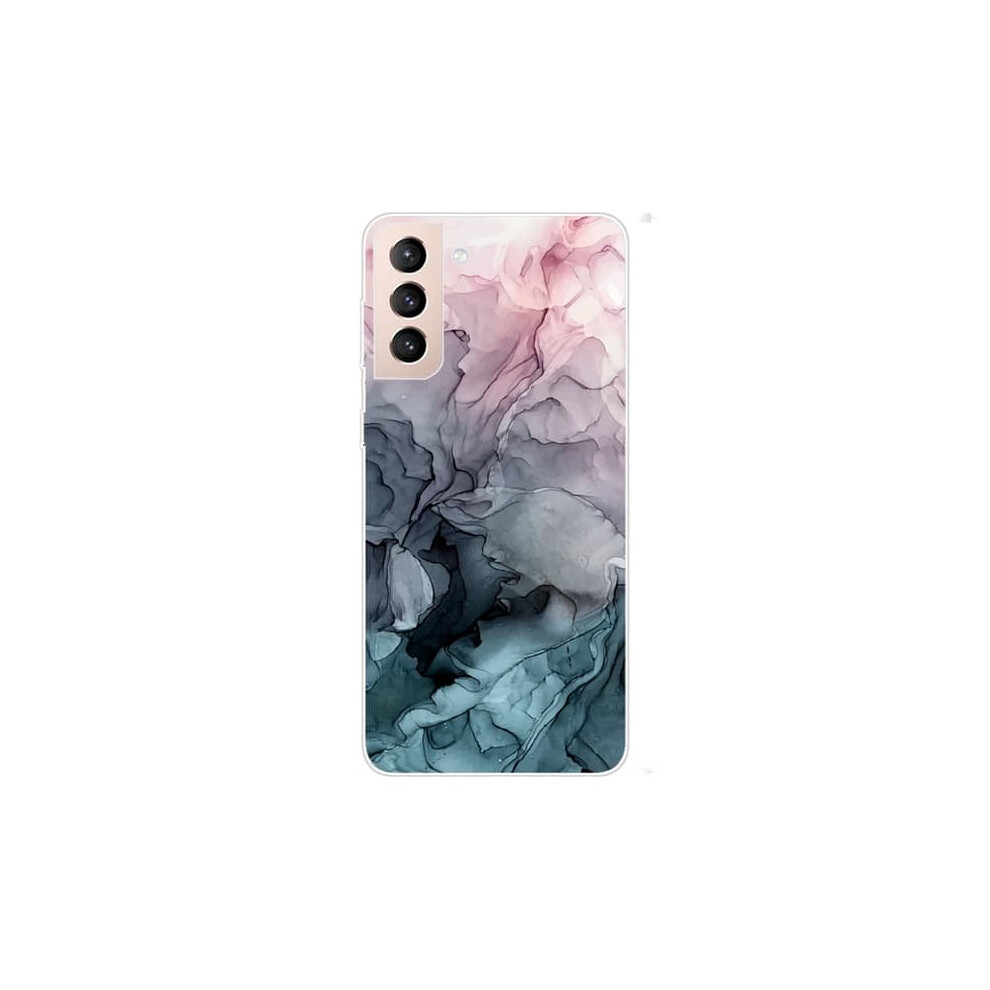 Marble Pattern Case For Samsung Galaxy S22 Plus Gray Pink 940684240456