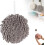 Fuzzy Ball Håndkle Absorberende Chenille Grå 1Pk 1