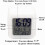 LED Digital Alarm Clock Bedroom Cube Clock with 4-Sided 2