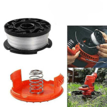 Orange cover cap and spool line top for Black+Decker string