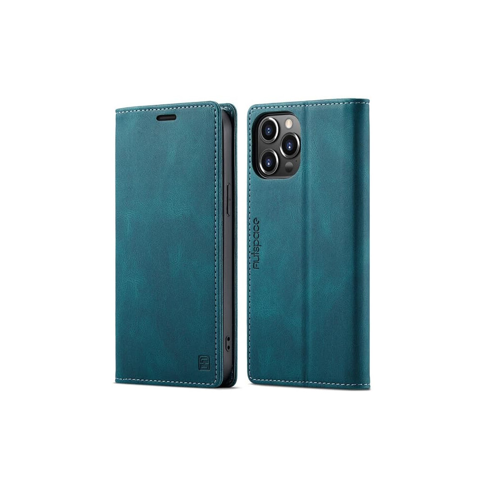 Autspace A01 Wallet Case For Iphone 13 Pro Max Blue 940684237012