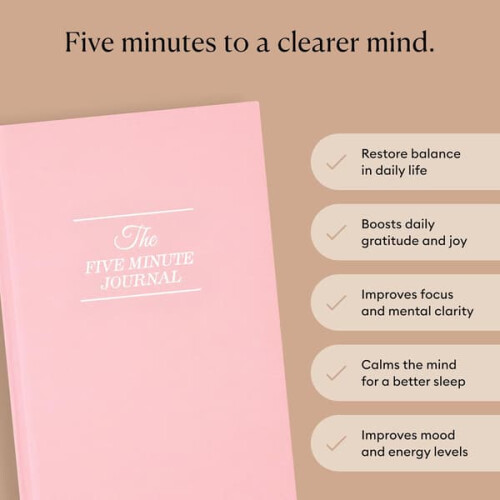 Five Minute Journal for Daily Gratitude and Reflection 1