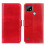 Realme C21 leather case red 1
