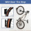 Swivel Bike Rack Wall Mounted Vertical Bicycle Storage 1 2
