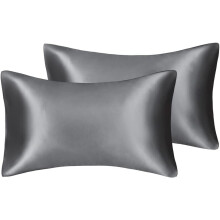 Satin Silk Pillowcases Queen Size 20x29 Inch 2 Pack