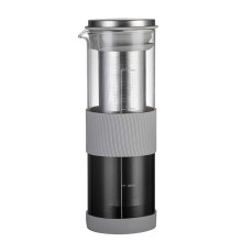 Cafetière à infusion à froid avec bocal en verre et filtre amovible
